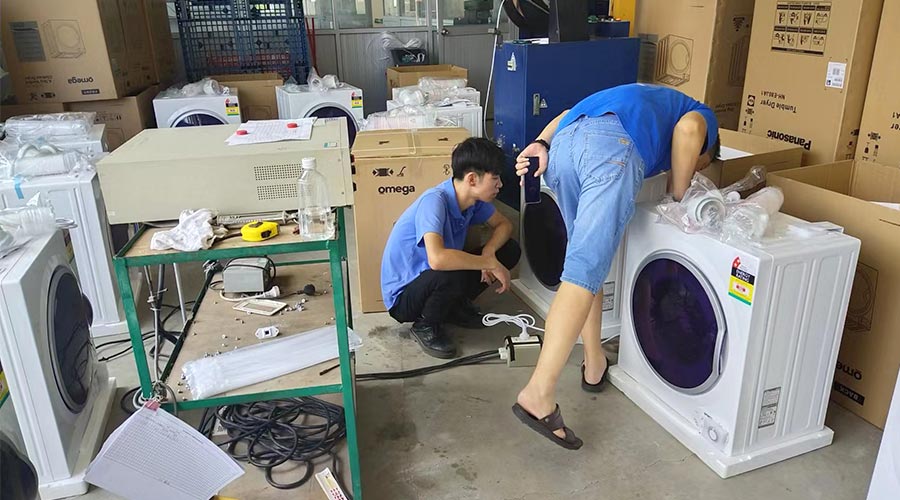 驗貨省心省力！澳洲omega客戶稱贊衣物烘干機代工質(zhì)量高
